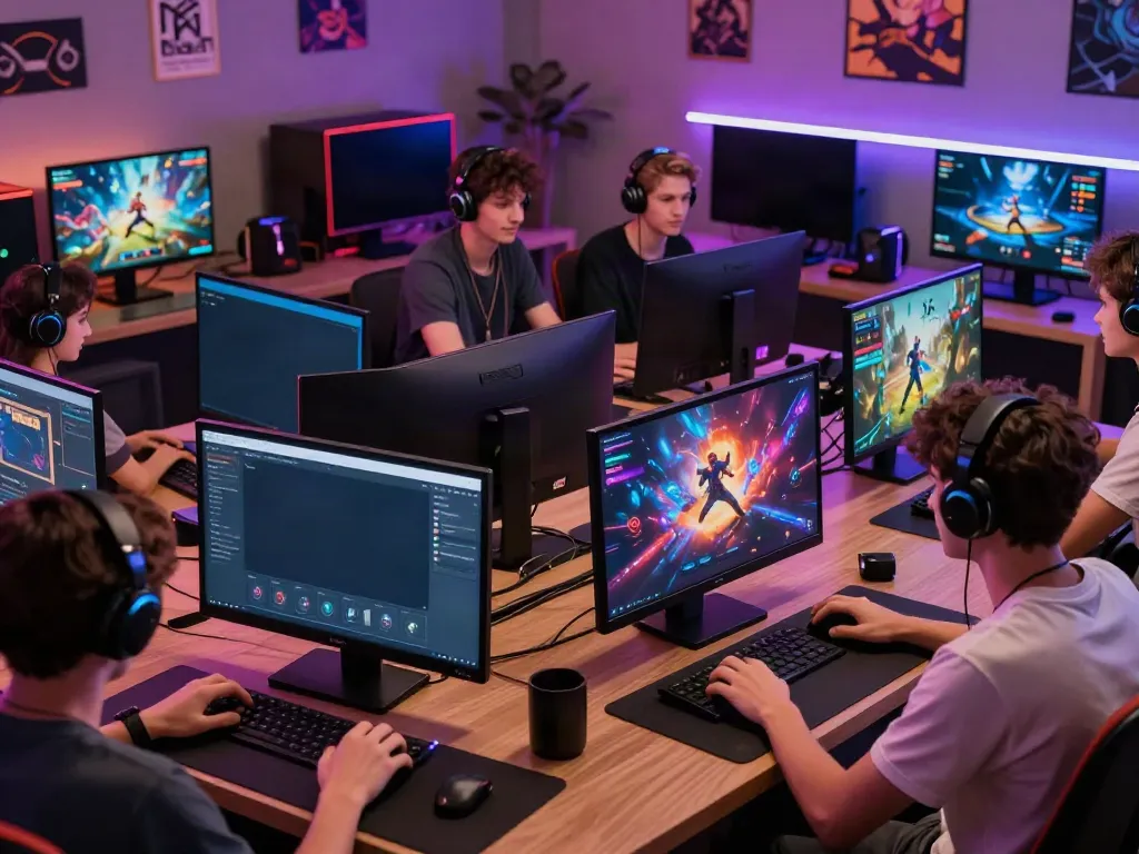 Exciting online gaming scene featuring players enjoying the hit club games with vibrant graphics and interactive displays.