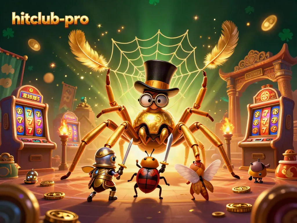 Engage in thrilling gameplay at hitclub-pro with vibrant casino elements and characters.