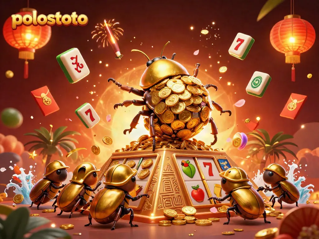 Experience thrilling gameplay with Polostoto, featuring dynamic casino symbols and vibrant atmosphere.