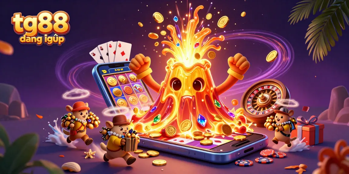 Experience winning excitement with tg88 đăng nhập in vibrant casino scene featuring treasures and slots.