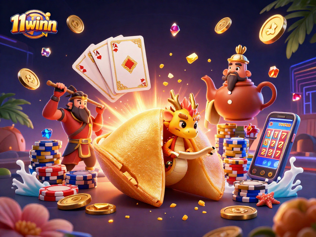 Experience vibrant gaming excitement at 11winn with golden fortunes and casino treasures.