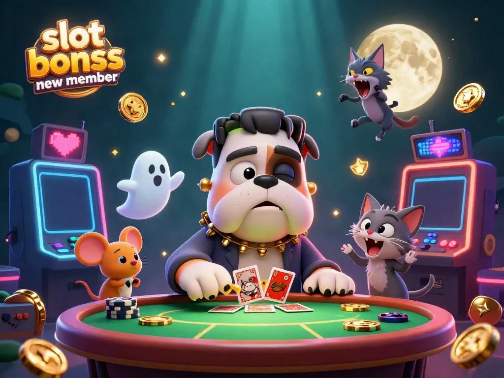 Experience the excitement of the slot bonus new member promotion with vibrant characters and illuminating casino elements.