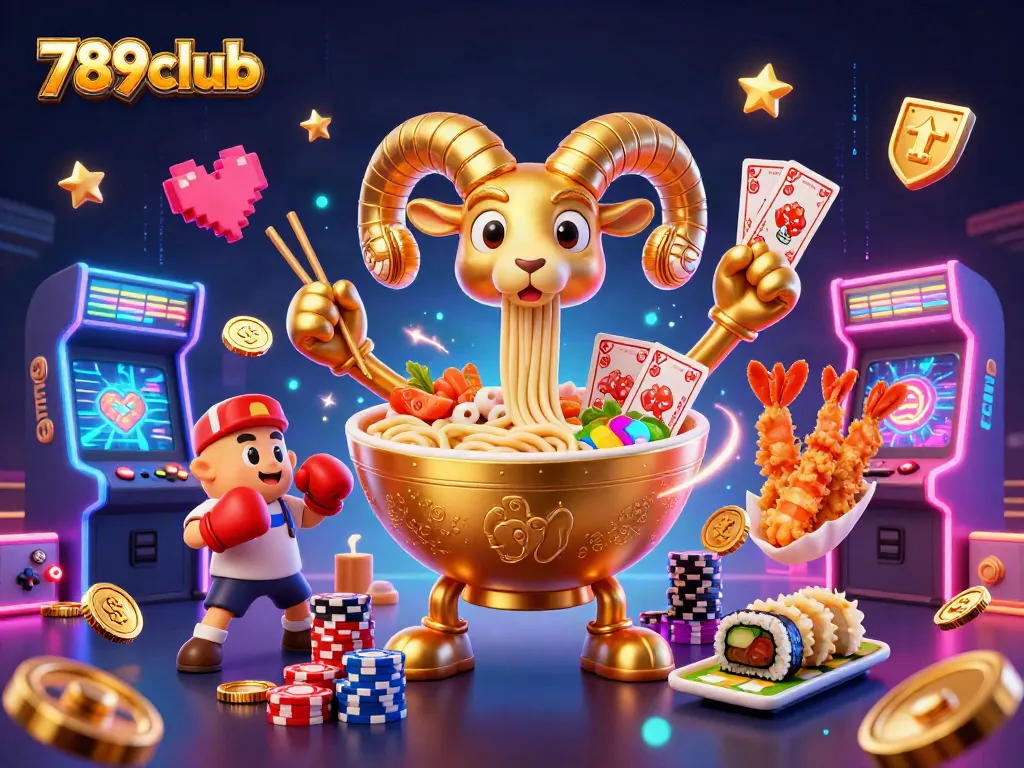 Experience exciting gameplay with 789clubb in this fun-filled illustration showcasing vibrant casino action.
