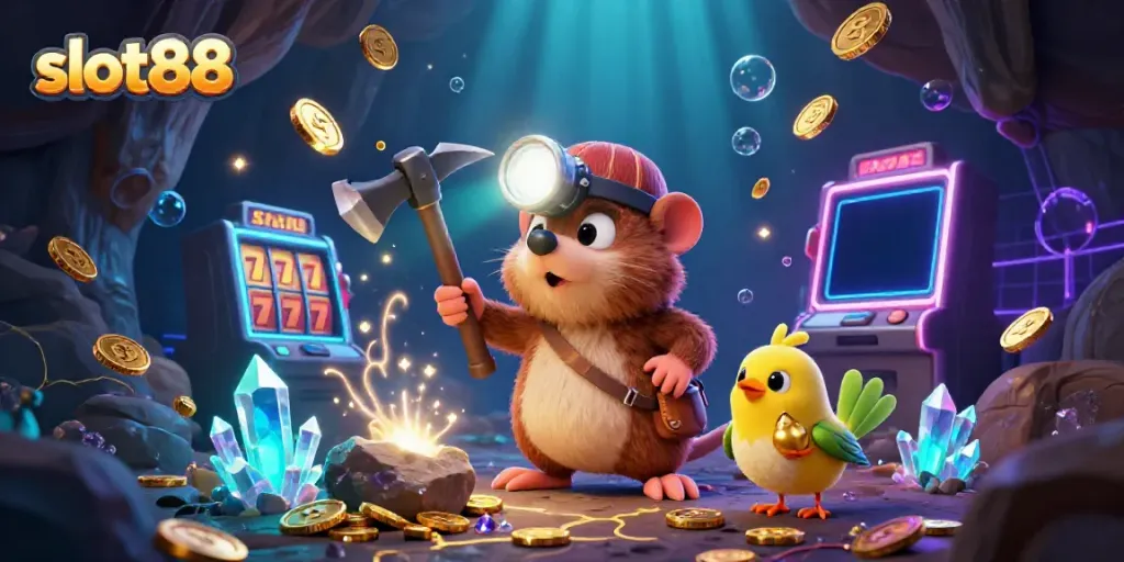 Melihat keseruan permainan slot88, secara praktis dan informatif dengan karakter kartun.