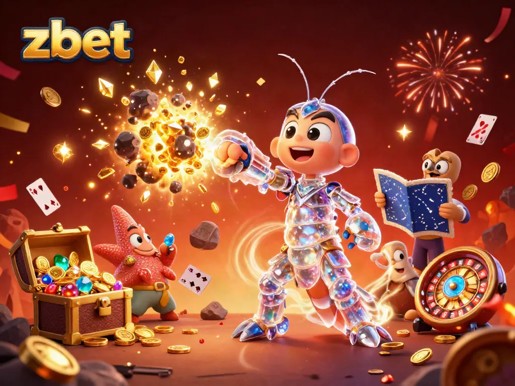 Zbet offers vibrant casino experiences with a galactic samurai alongside dynamic gaming elements like coins and cards.